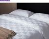 2015 300T combed cotton 60s40s bleached white 110inch width jacquard hotel bedding fabric