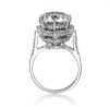 5 Carat Superb Round Cut NSCD Synthetic Diamond Ring for Women 925 Ste