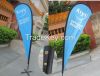 double side printing teardrop flag or feather flag