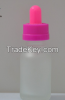 10ml clear glass dropper bottle with childproof cap