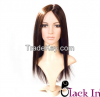 Silk Top Indian Women Hair Wigs, 100% Human Hair Full Lace Wig