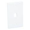 Wallplate 1-port