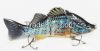 sell 4 section artificial fishing lure bass with hooks jointed fish bait lifelike swimming action