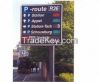 High Definition Scrolling Outdoor Digital LED Traffic Message Signs Installed on Highways