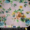 2015 most popular Chinese art of colorful rose flowers printed chiffon fabrics