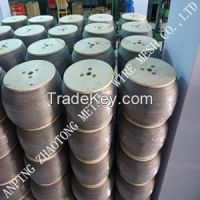 USA---gas-liquid filter mesh /Exhaust Muffler Gasket/Knitted Wire Mesh/Compressed Knitted Wire Mesh Washers