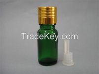 Glass Dropper Bottle for Essential Oil Packing with Aluminum Cap, Plastic Cap and Sprayer