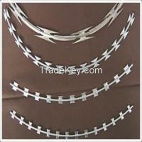 Protective razor barbed wire/barbed wire(China factory supplier)