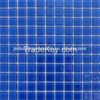 blue swimming pool glass mosaic tile-pool tile