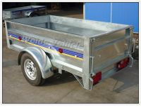 Sell new car trailer, 4 leaf Spring axle, WD-T10