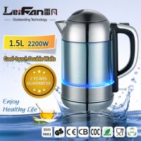 mini double wall electric kettle from factory