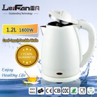 manual lid open cool touch kettle with working light on bottom