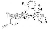 Isavuconazole, 241479-67-4, 4-[2-[(1R, 2R)-2-(2, 5-Difluorophenyl)-2-hydroxy-1-methyl-3-(1H-1, 2, 4-triazol-1-yl)propyl]-4-thiazolyl]benzonitrile