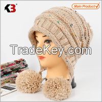 Hot Sell 2015 Knitted Beanie, Knitted Hat, Beanie hat