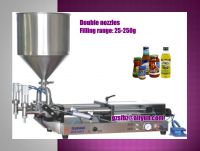 Sell SFGG-250-2 Double nozzles sauce filling machine