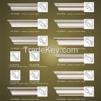 High Density Architectural PU Decorative Corner Moulding