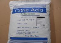 Citric Acid Monohydrate, Citric Acid Anhydrous Usp, Food Grade Citric Acid