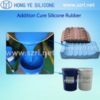 Addition cure silicone for tire mold