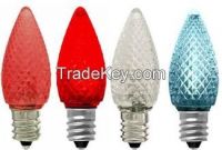C7 LED bulbs with all colors