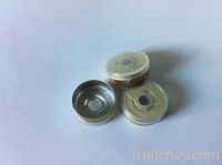 Sell transparent 20mm golden aluminum tear off caps