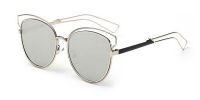 Wholesale the openwork metal frame fashion sideral sunglasses for women