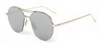 Wholesale metal frame aviator Sunglasses with irregular round shape