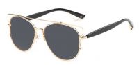 Wholesale polarized sunglasses the openwork metal frame fashion sunglasses for women
