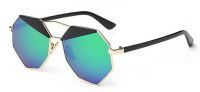 Irregular geometric frame aviator sunglasses fashion sunglasses