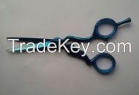 Titanium coated barber scissors