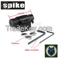 Tactical red dot infrared laser sight with 20mm mount for guns scope