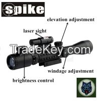 Tactical 3-9x40mm red green dot scope hunting Rifle Scope with tactita