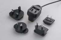 Sell 5W wall-amount adapter with interchangeable plus, UL/FCC/CE/GS/TUV/SAA approved, Free sample available