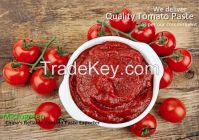 Tomato paste packed in drum, food industrial ingredient