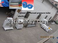 Hot sale twisted reinforced pressure tube plastic extruder machine