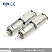 D Shape Shaft brushed metal gearbox , low rpm gear motor for Optical equipment