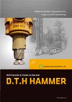 Down-the-Hole Hammers for DTH Hammers for Foundation Construction, Water Well, Quarry, Mining