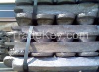 Pure lead ingot from factory(D)