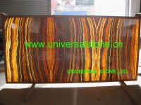 Translucent  onyx glass panel