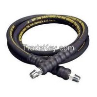 High pressure hydraulic rubber hoses