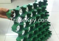 Plastic grass protection paver