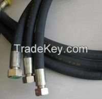 Two braids of steel wire hydraulic hose EN 857 2SC / SAE J517 100 R16S