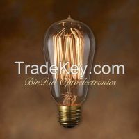 Hot selling Edison bulb ST18/ST57 Teardrop