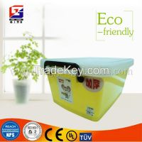 stackable storage plastic box with lid