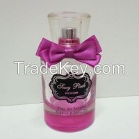round glass perfume bottle for women