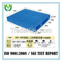 15001500mm Rackable Large Heavy duty plastic pallet for sale