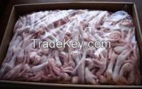 Processed Frozen Chicken Feet Grade A.