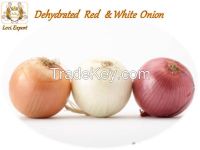 Dehydrated Red and White Onion