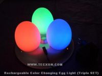 ML-01A Magic Rechargeable Colour Charging Eggs Light (Triple Eggs Set)