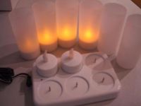 CAN-R6A Rechargeable Candle  (6PCS SET) -- Flameless,Vivid Flickering