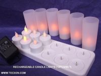CAN-R12A Rechargeable Candle Light (12PCS SET)